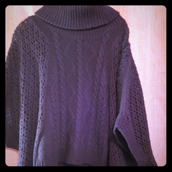 1 Madison Sweaters - Madison Black Cowl Neck Sweater